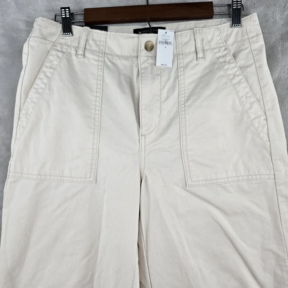Banana Republic Authentic Chino Straight Parachute Full Pants‎ Mid Rise Womens 6